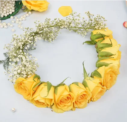 Yellow Rose Tiara