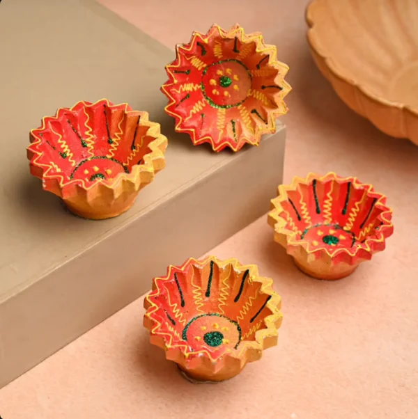 Handmade Decorative Terracotta Diyas