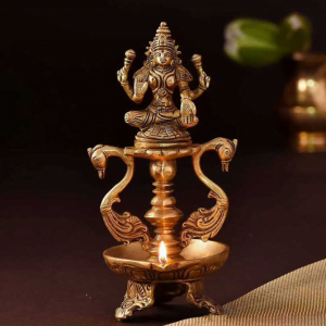 Swan N Lakshmi Brass Diya