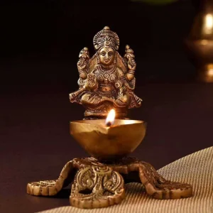 Pure Goddess Laxmi Brass Diya