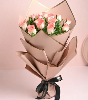 NEW PINK ROSE BUNCH